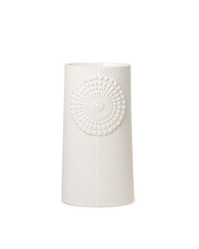 DOTTIR | 11151 | Vase - Pipanella Dot Large Oval - White