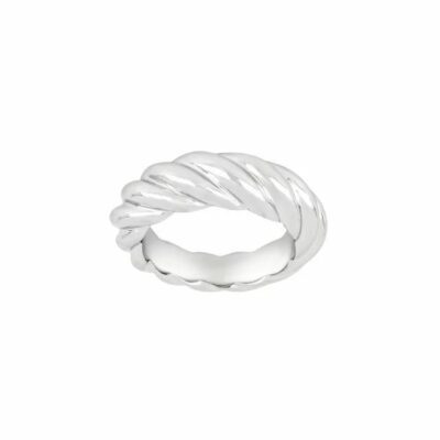 SIERSBØL | 112 018 | SHAPE Twistet ring - sølv