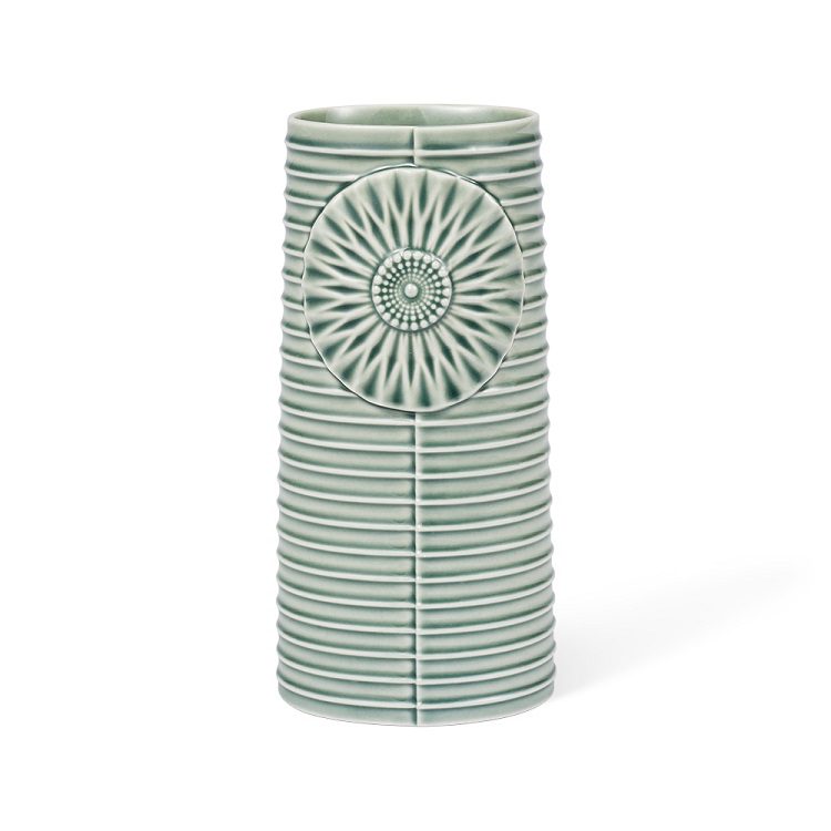 DOTTIR | 11335 | Vase - Pipanella Lines Oval - Green