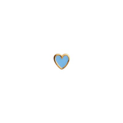 Øreringe - STINE A JEWELRY - Ørestikker | 1181-02-Light Blue | Ørestik - Petit Love Heart - Light Blue