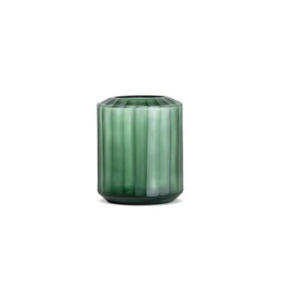 GUAXS | 1504LGBS | Omar - Lightgreen/Black Steelgrey Vase - Small
