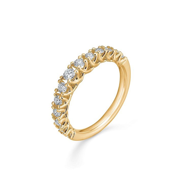 MADS Z | 1541950 | CROWN PRINCESS ring - 0,50ct brillanter - guld
