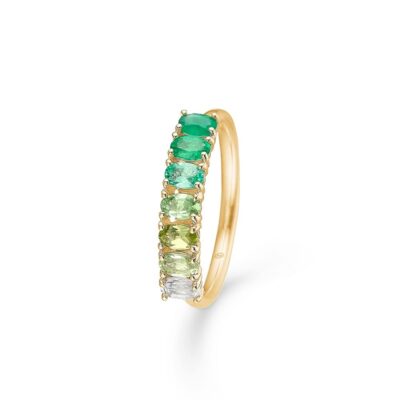 MADS Z | 1544053 | Poetry Emerald ring - 14 kt. guld