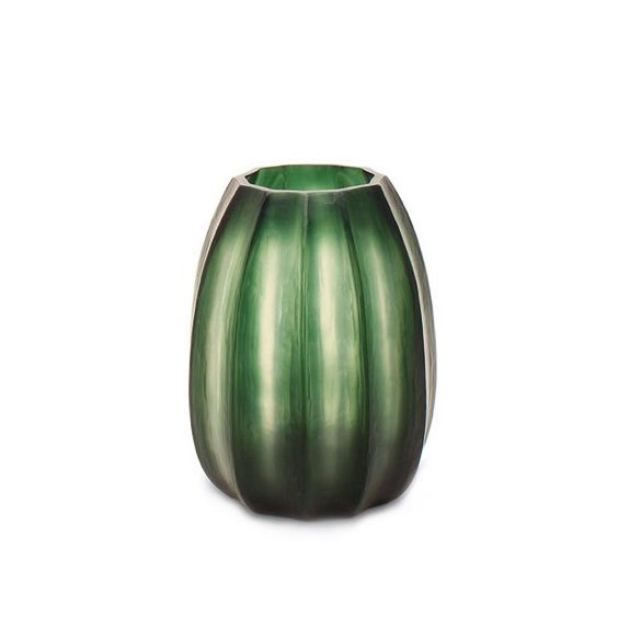 GUAXS | 1642LSBS | Koonam - Light Steelgrey/Black Steelgrey Vase - Medium