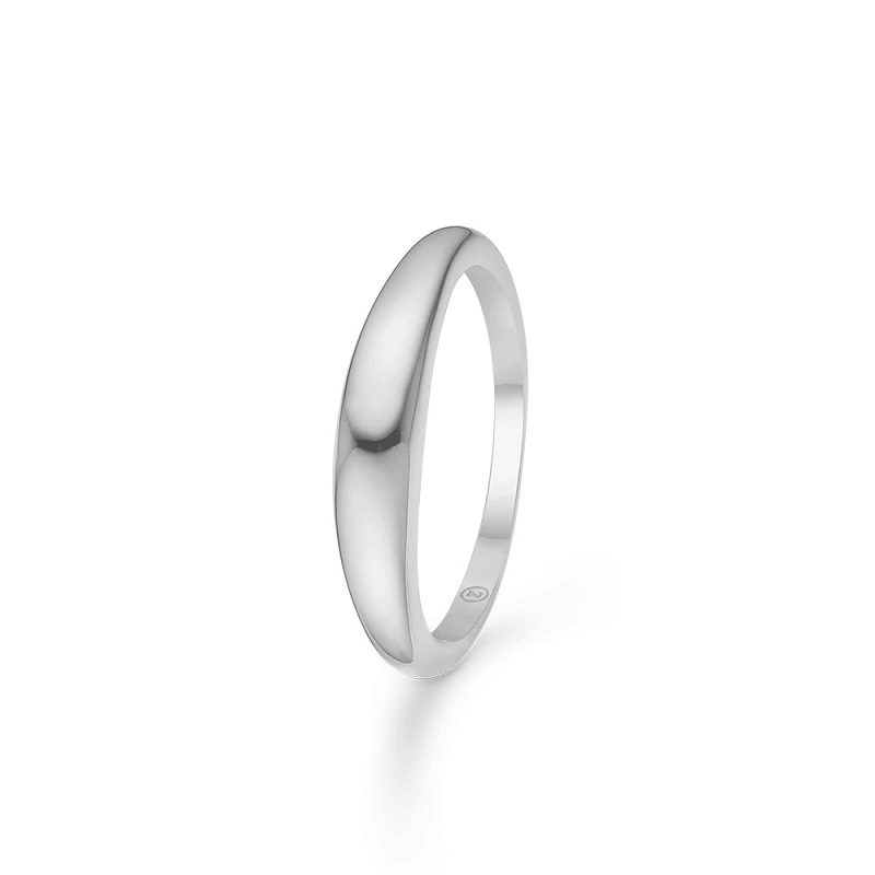 MADS Z | 2140092 | Half Moon ring (lille) - sølv