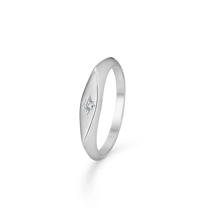 MADS Z | 3147183 | Kite ring - sølv