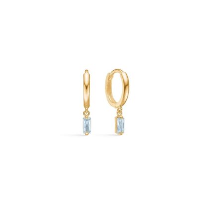 MADS Z | 3317196 | Everest Colour øreringe, blå - 8 kt. guld
