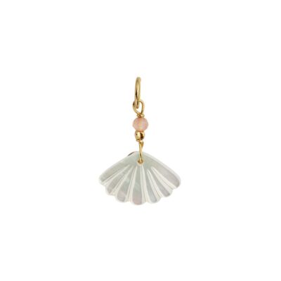 Vedhæng - STINE A JEWELRY | 5052-02-OS | Vedhæng - White Seashell - peach