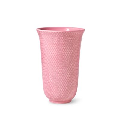 VASER - LYNGBY PORCELÆN - Rhombe Color | 201921 | Rhombe Color Vase H20cm - Rosa