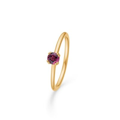 Mads Z | 1546052 | POETRY SOLITAIRE GARNET ring - 14 kt. guld